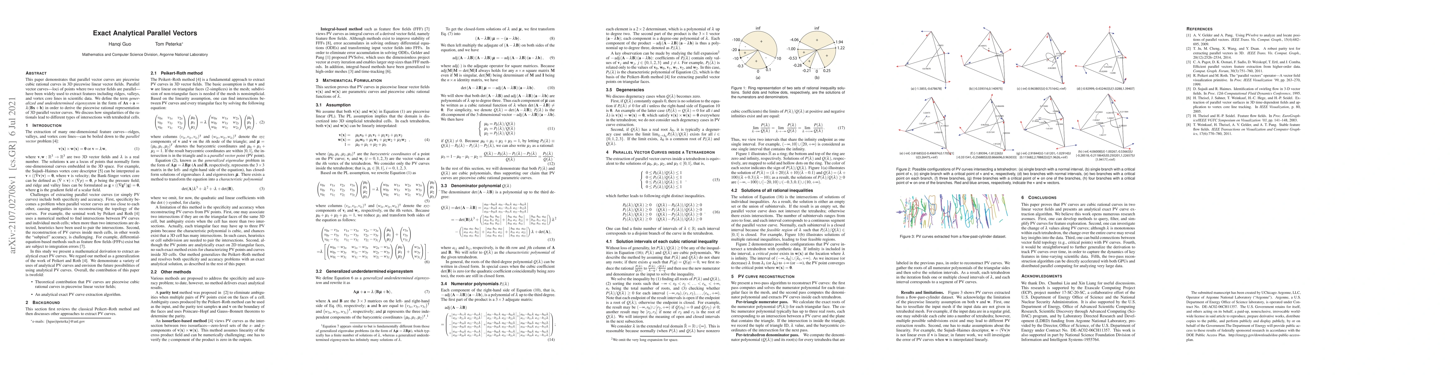 Thumbnail for Exact Analytical Parallel Vectors