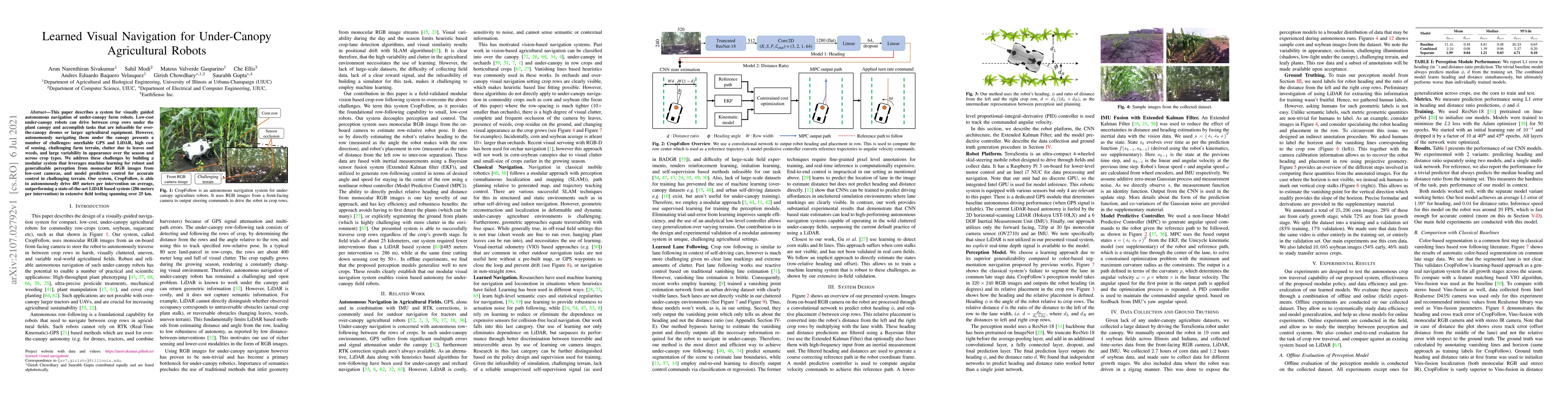 Thumbnail for Learned Visual Navigation for Under-Canopy Agricultural Robots