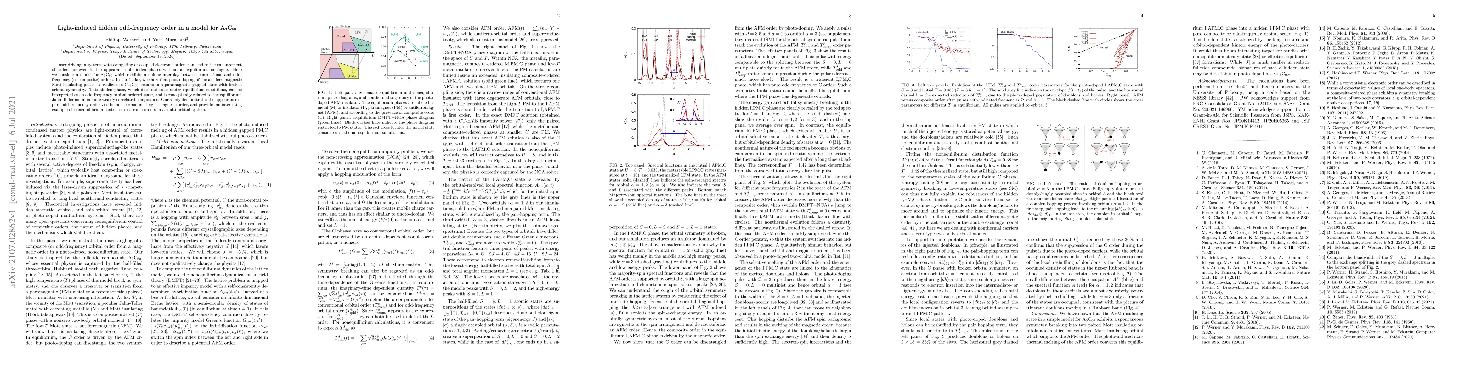 Thumbnail for Light-induced hidden odd-frequency order in a model for A$_3$C$_{60}$