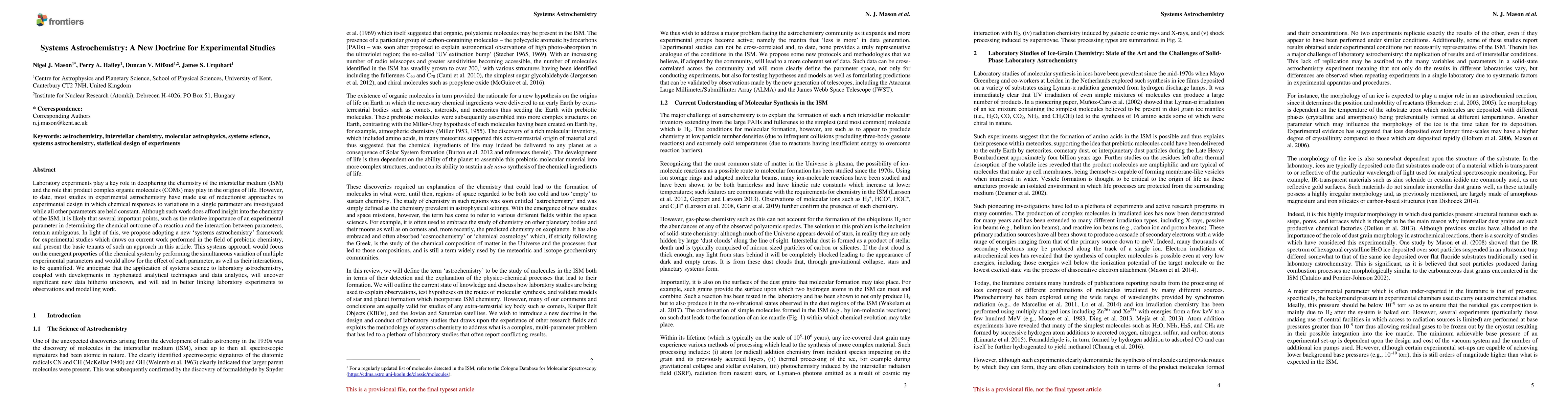 Thumbnail for Systems Astrochemistry: A New Doctrine for Experimental Studies
