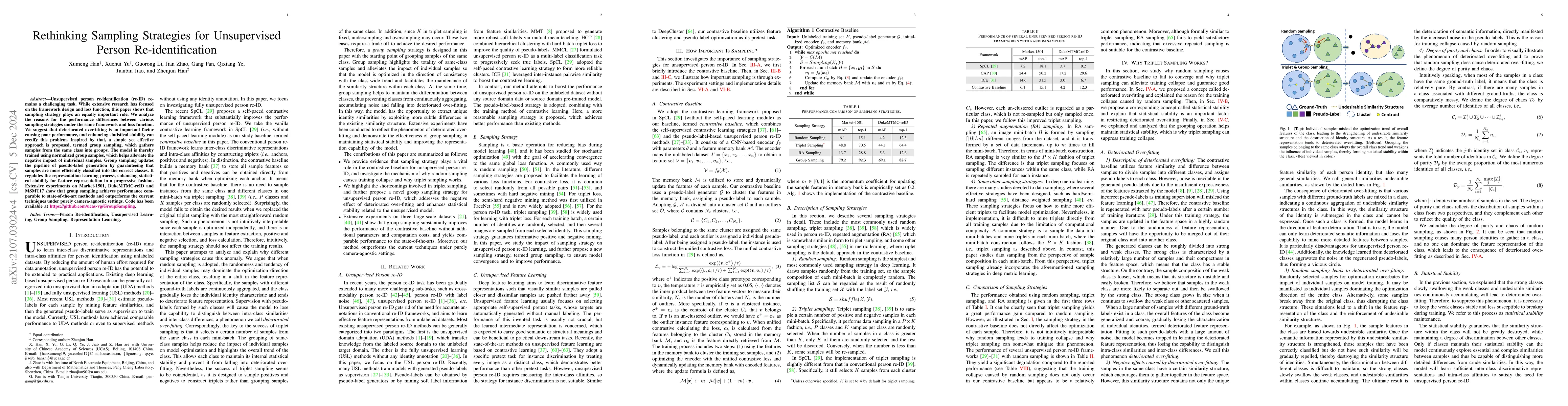 Thumbnail for Rethinking Sampling Strategies for Unsupervised Person Re-identification