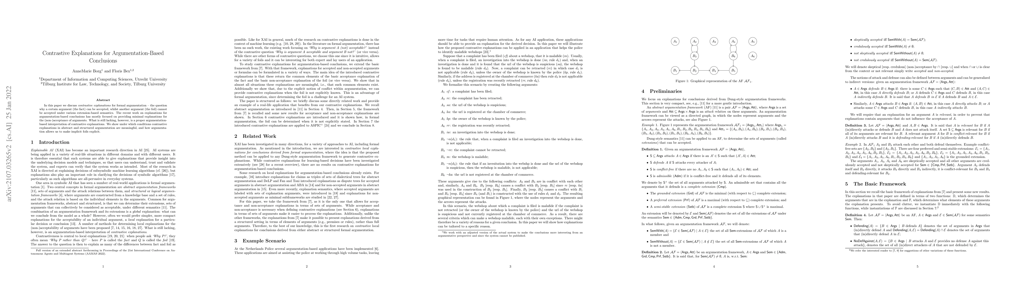 Thumbnail for Contrastive Explanations for Argumentation-Based Conclusions