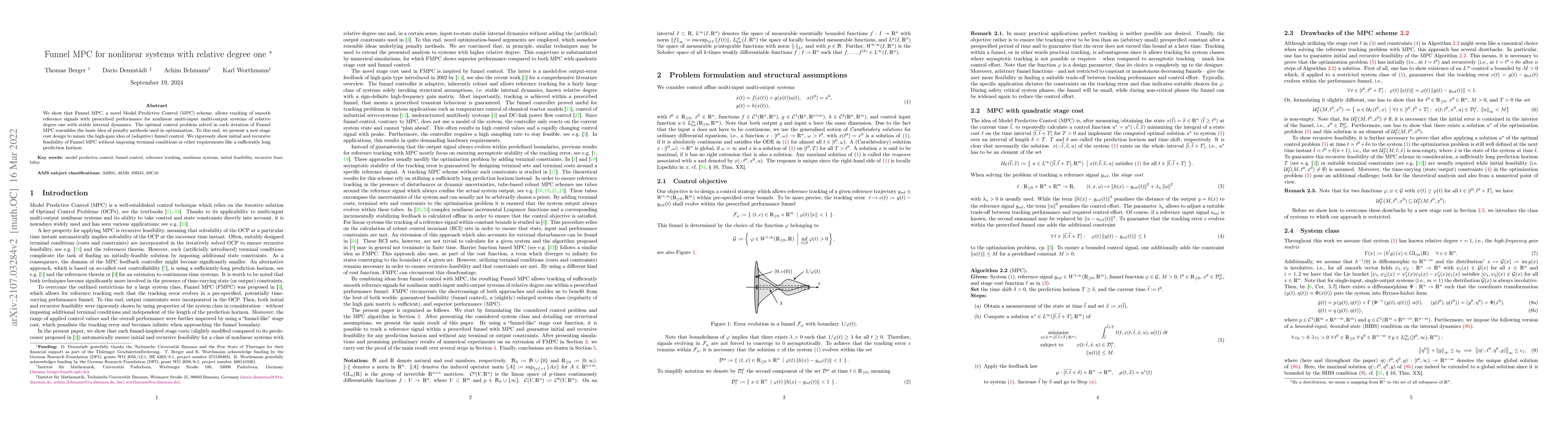 Thumbnail for Funnel MPC for nonlinear systems with relative degree one