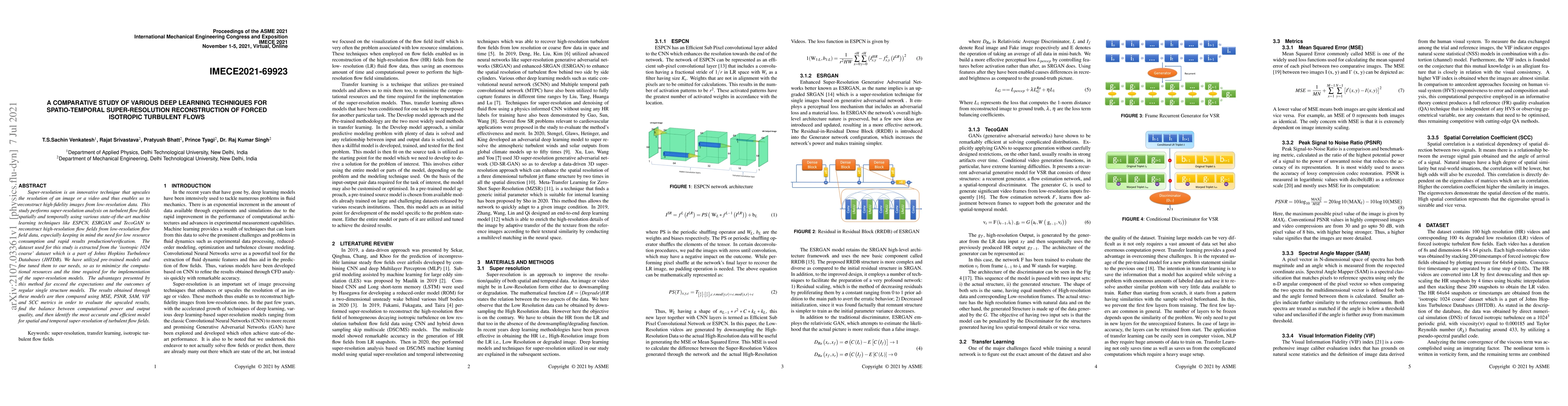 Thumbnail for A comparative study of various Deep Learning techniques for
  spatio-temporal Super-Resolution reconstruction of Forced Isotropic Turbulent
  flows