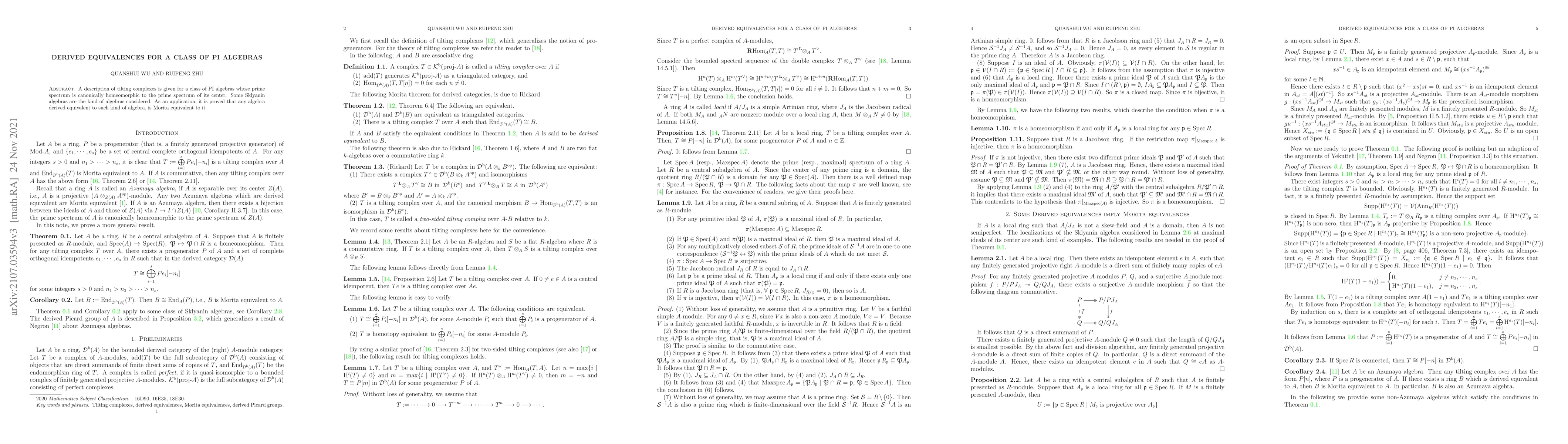 Thumbnail for Derived equivalences for a class of PI algebras