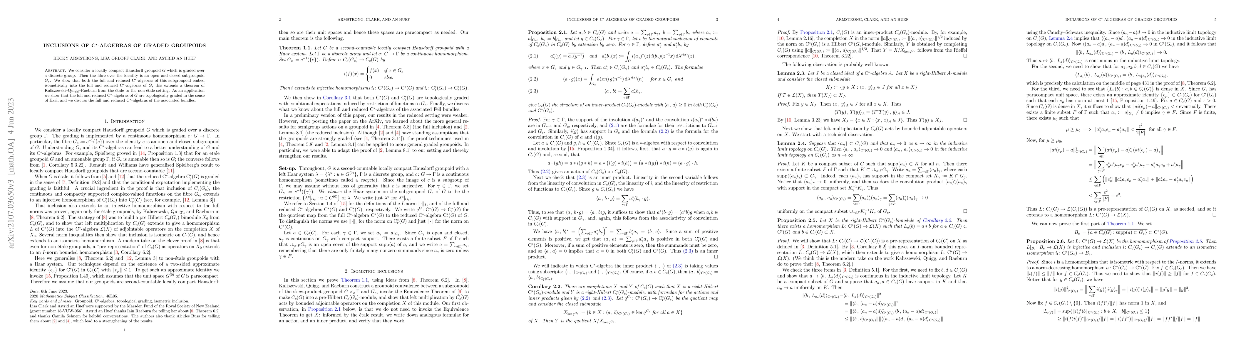 Thumbnail for Inclusions of C*-algebras of graded groupoids