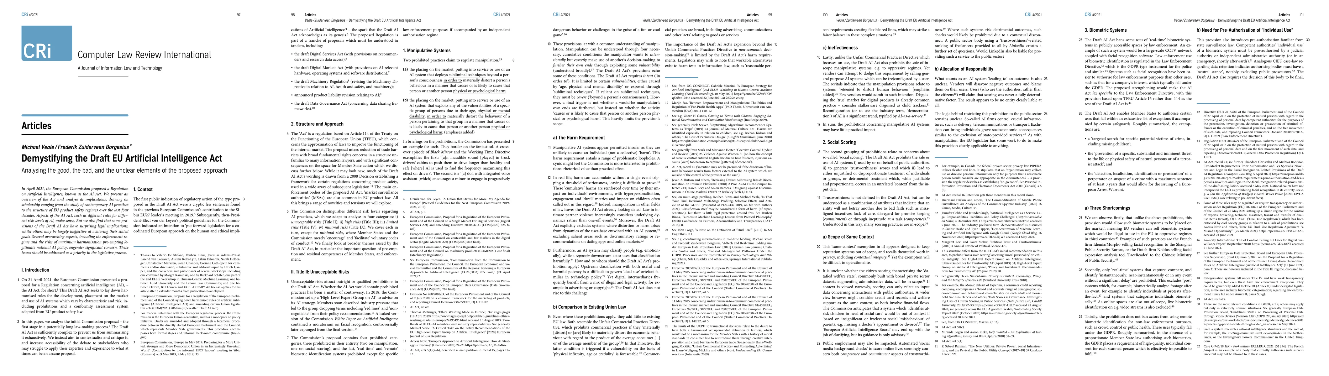 Thumbnail for Demystifying the Draft EU Artificial Intelligence Act