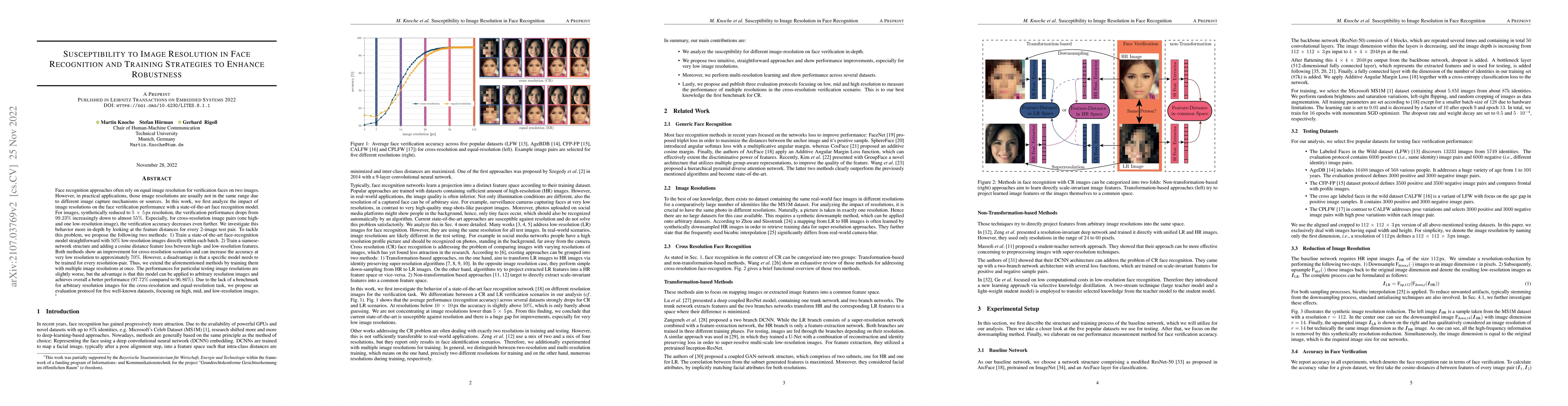 Thumbnail for Susceptibility to Image Resolution in Face Recognition and Trainings
  Strategies