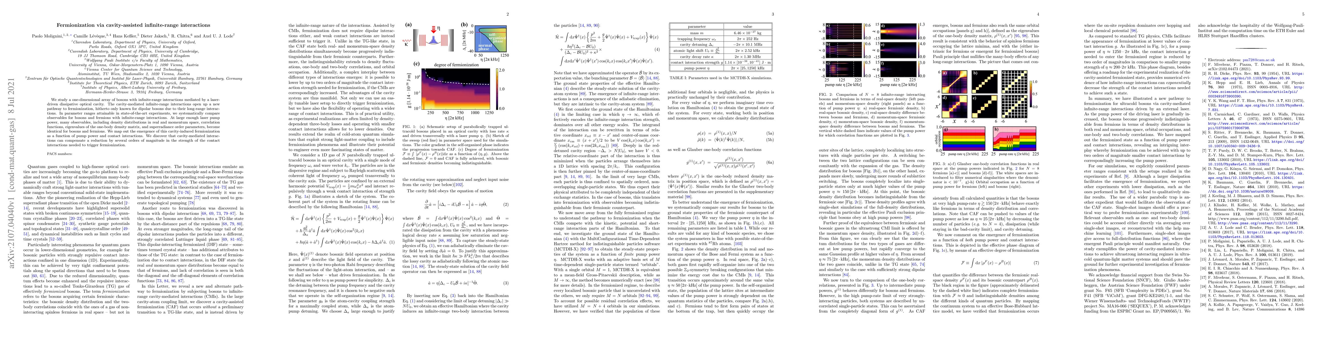 Thumbnail for Fermionization via cavity-assisted infinite-range interactions