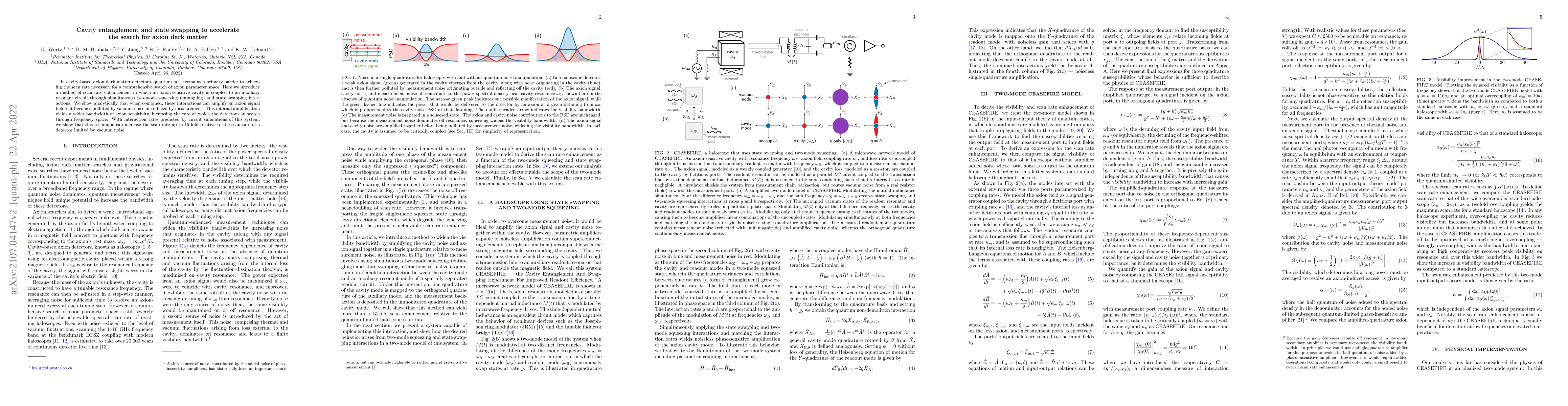 Thumbnail for A cavity entanglement and state swapping method to accelerate the search
  for axion dark matter