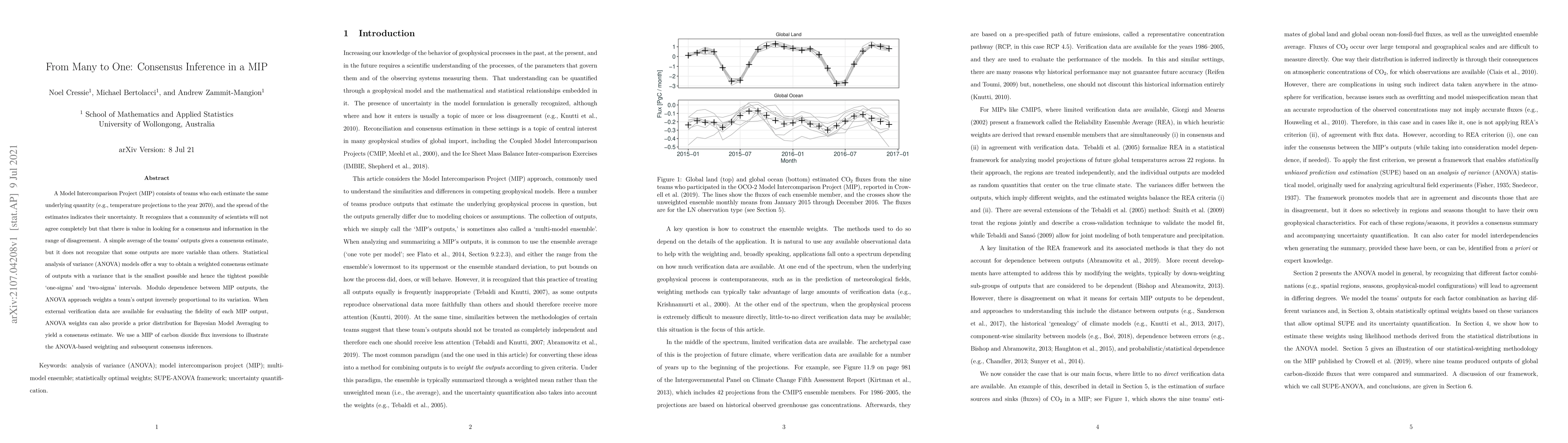 Thumbnail for From Many to One: Consensus Inference in a MIP