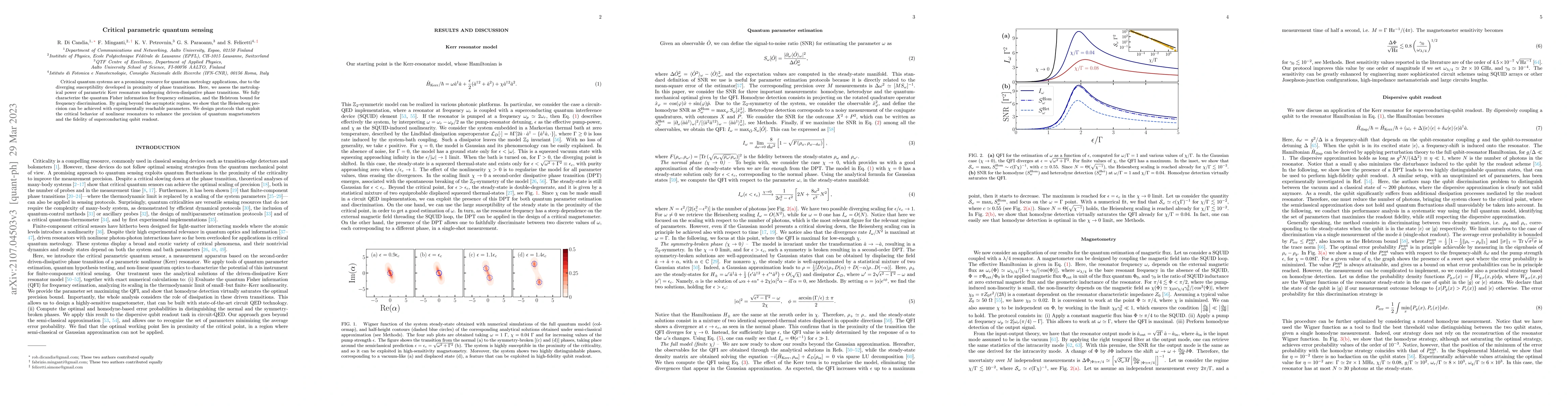 Thumbnail for Critical parametric quantum sensing