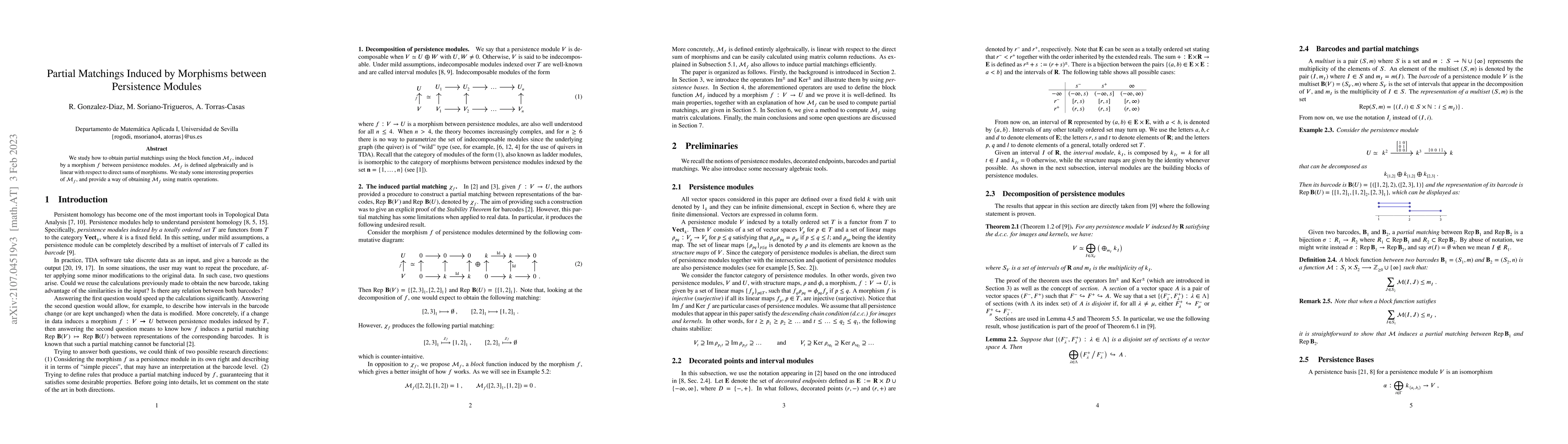 Thumbnail for Partial Matchings Induced by Morphisms between Persistence Modules