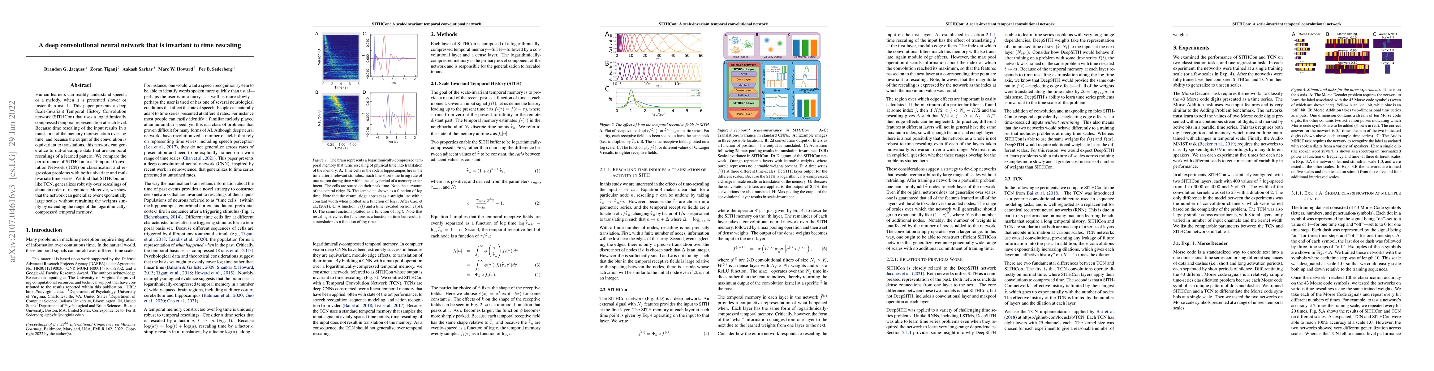 Thumbnail for A deep convolutional neural network that is invariant to time rescaling