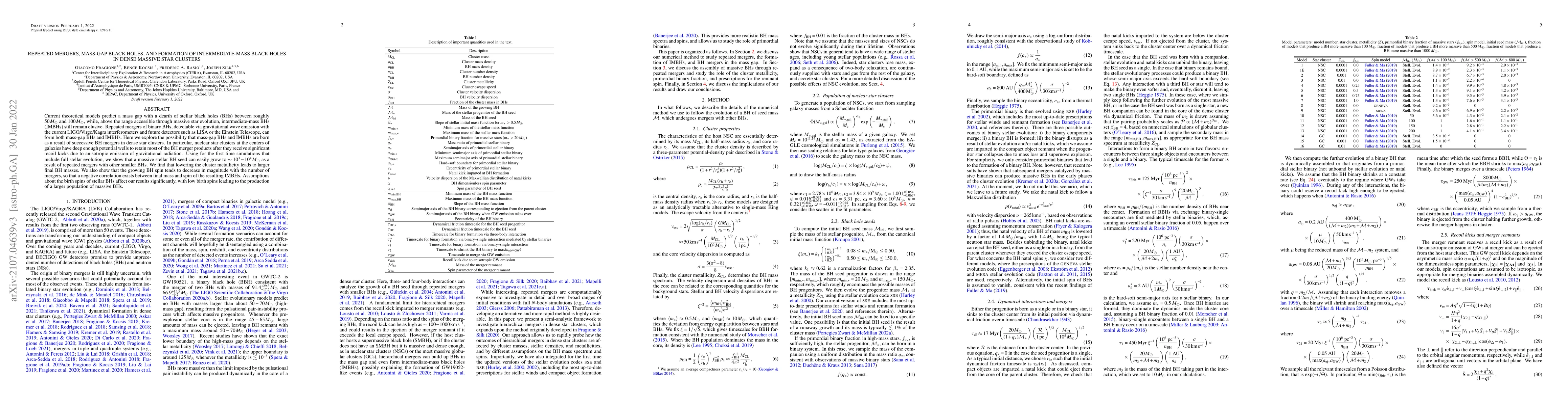 Thumbnail for Repeated mergers, mass-gap black holes, and formation of
  intermediate-mass black holes in nuclear star clusters