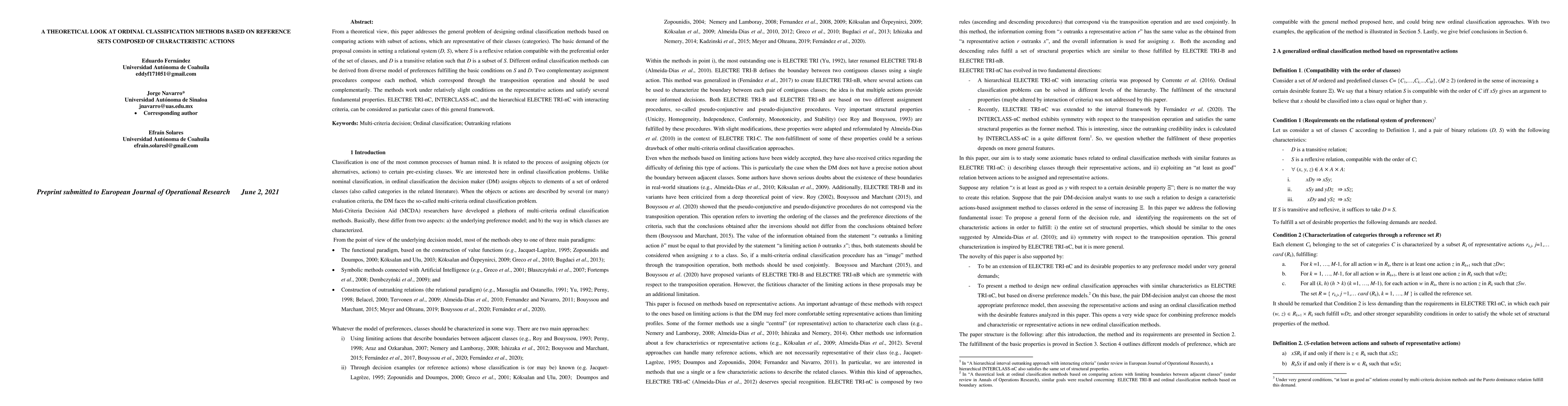 Thumbnail for A theoretical look at ordinal classification methods based on reference
  sets composed of characteristic actions