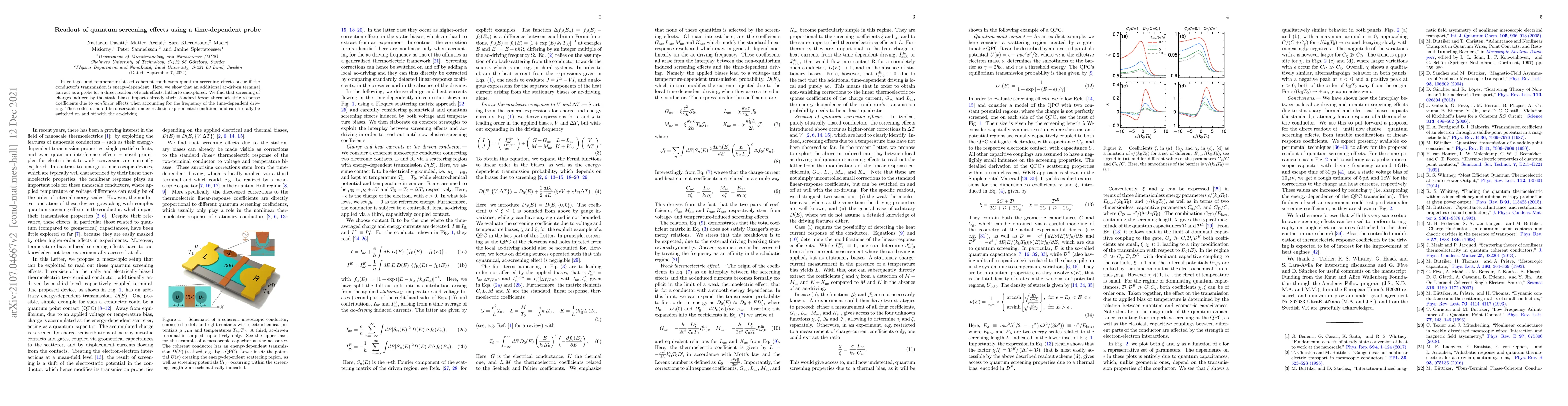 Thumbnail for Readout of quantum screening effects using a time-dependent probe