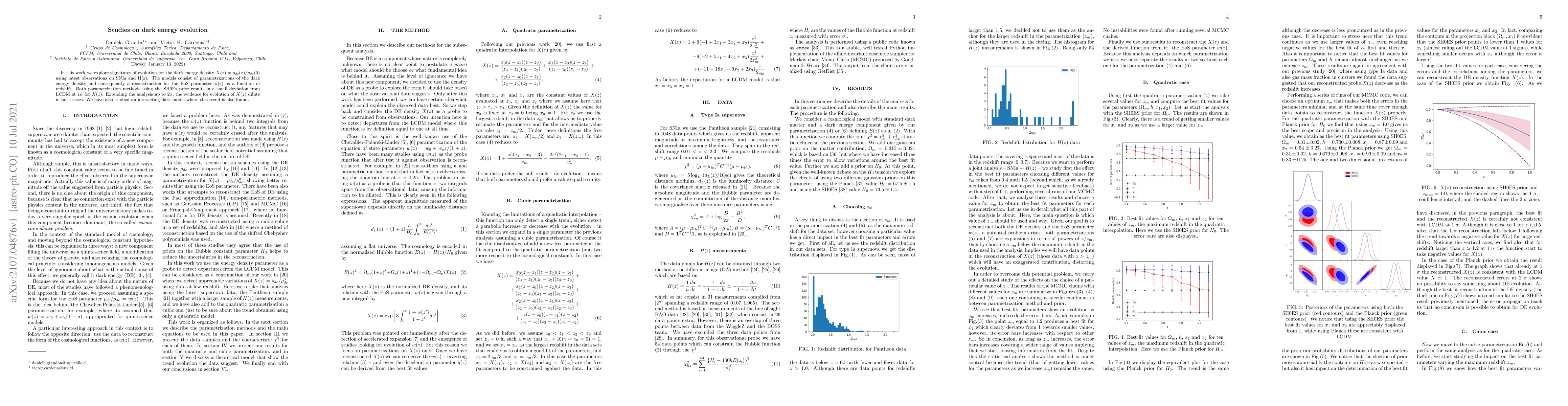 Thumbnail for Studies on dark energy evolution