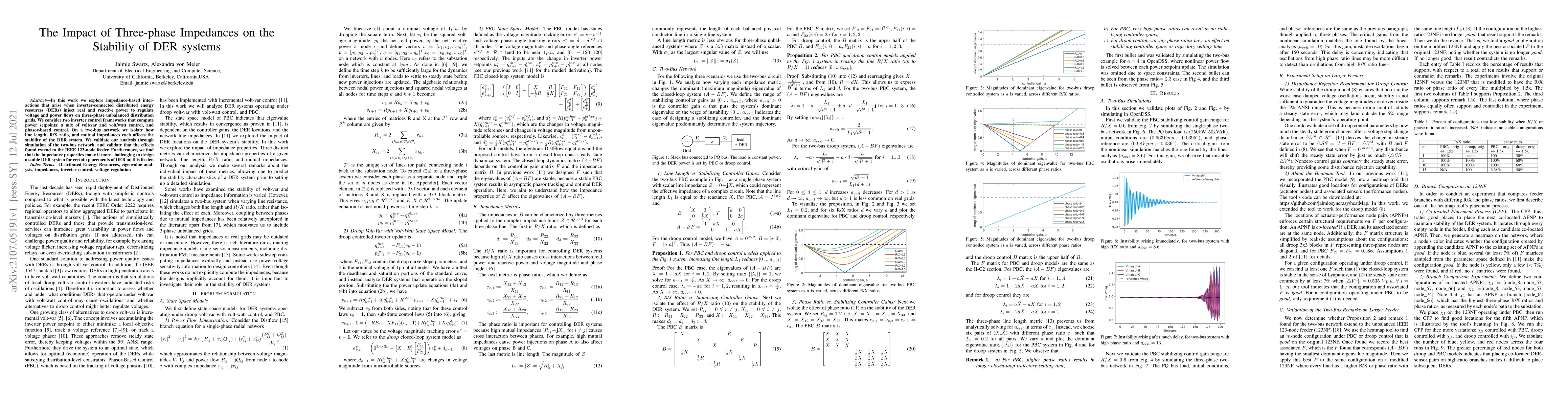 Thumbnail for The Impact of Three-phase Impedances on the Stability of DER systems