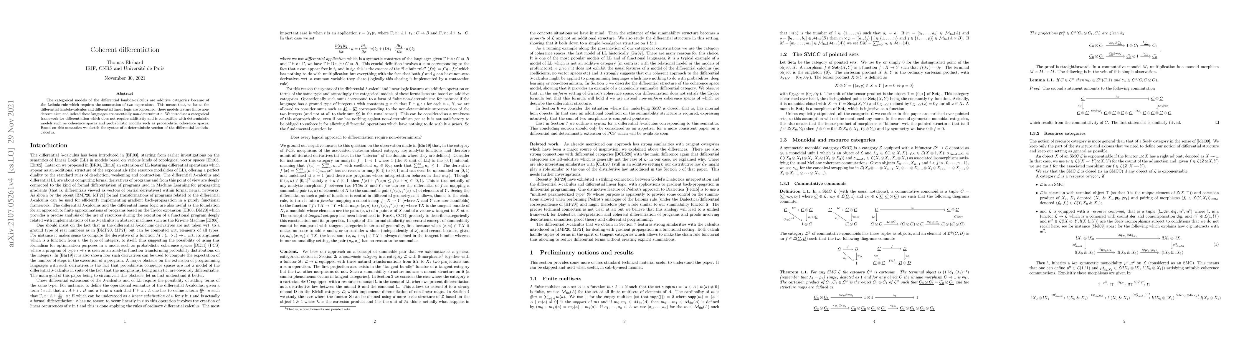 Thumbnail for Coherent differentiation
