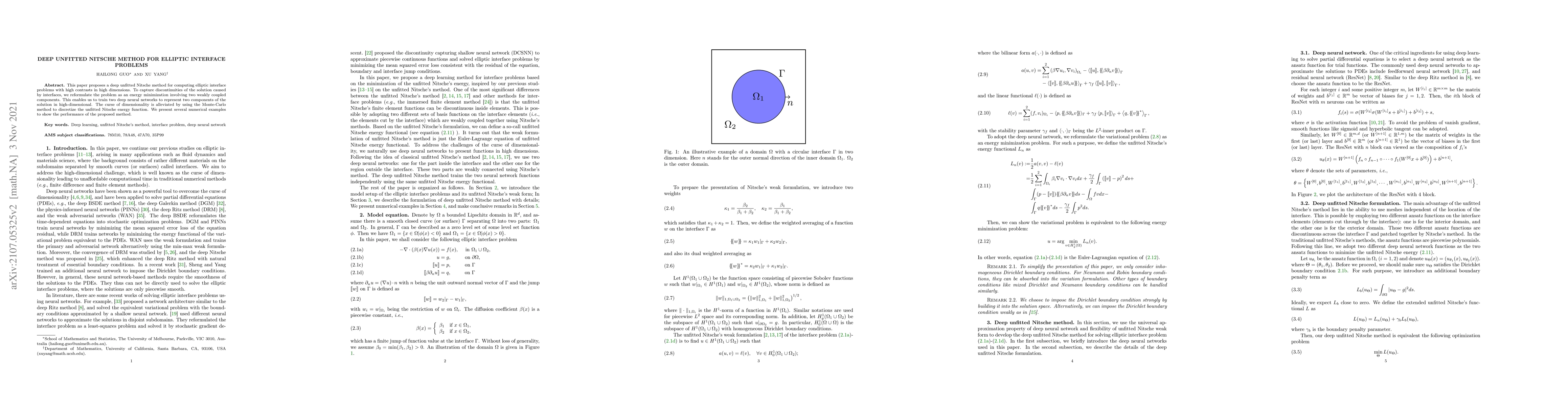 Thumbnail for Deep unfitted Nitsche method for elliptic interface problems