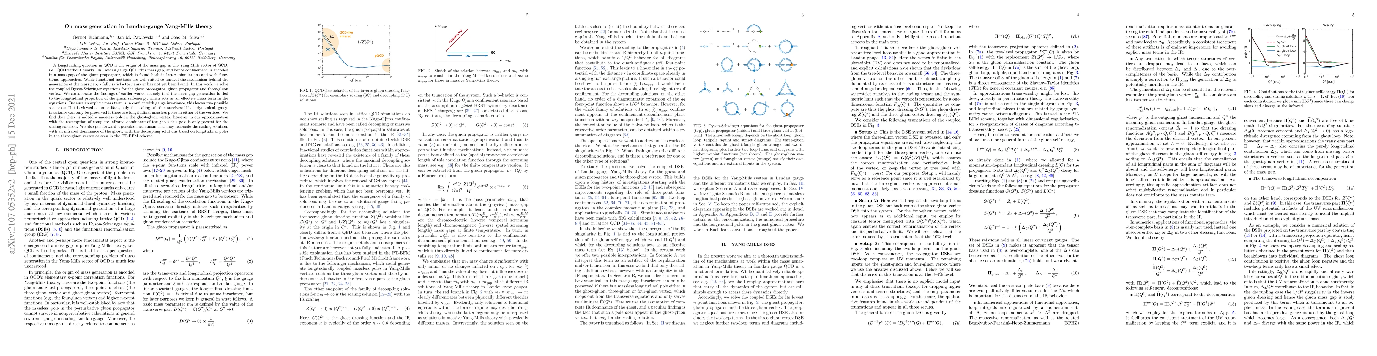 Thumbnail for On mass generation in Landau-gauge Yang-Mills theory