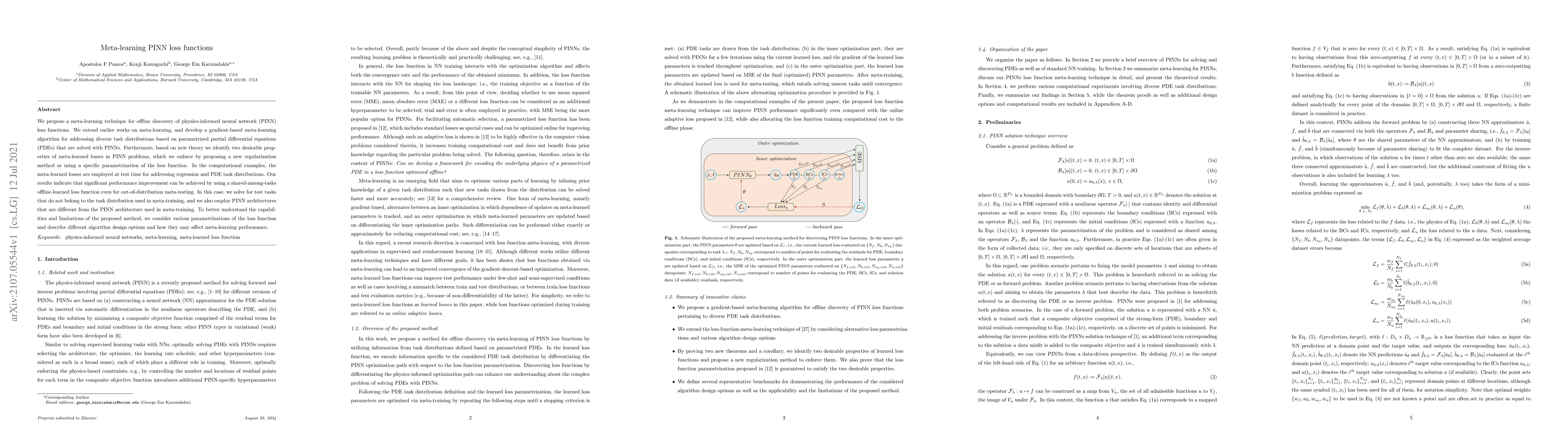 Thumbnail for Meta-learning PINN loss functions