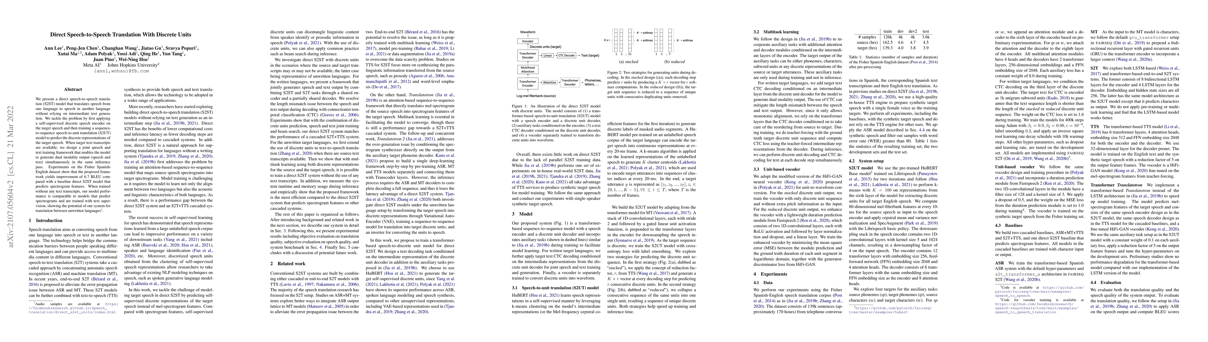 Thumbnail for Direct speech-to-speech translation with discrete units