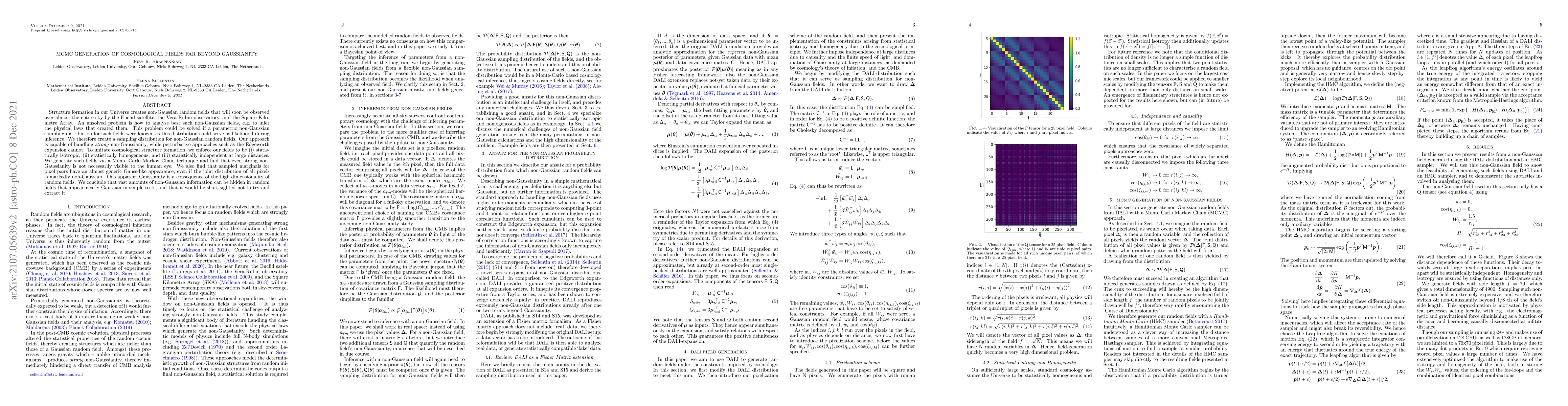 Thumbnail for MCMC generation of cosmological fields far beyond Gaussianity