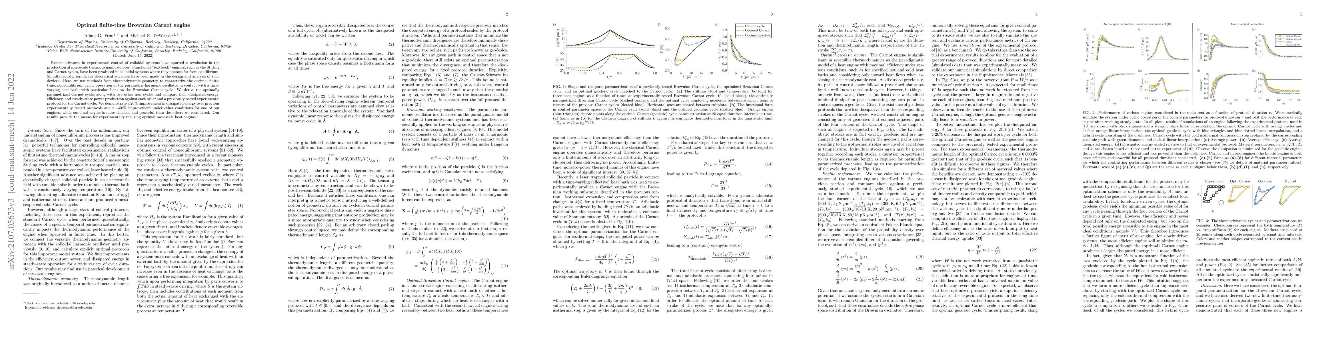Thumbnail for Optimal finite-time Brownian Carnot engine
