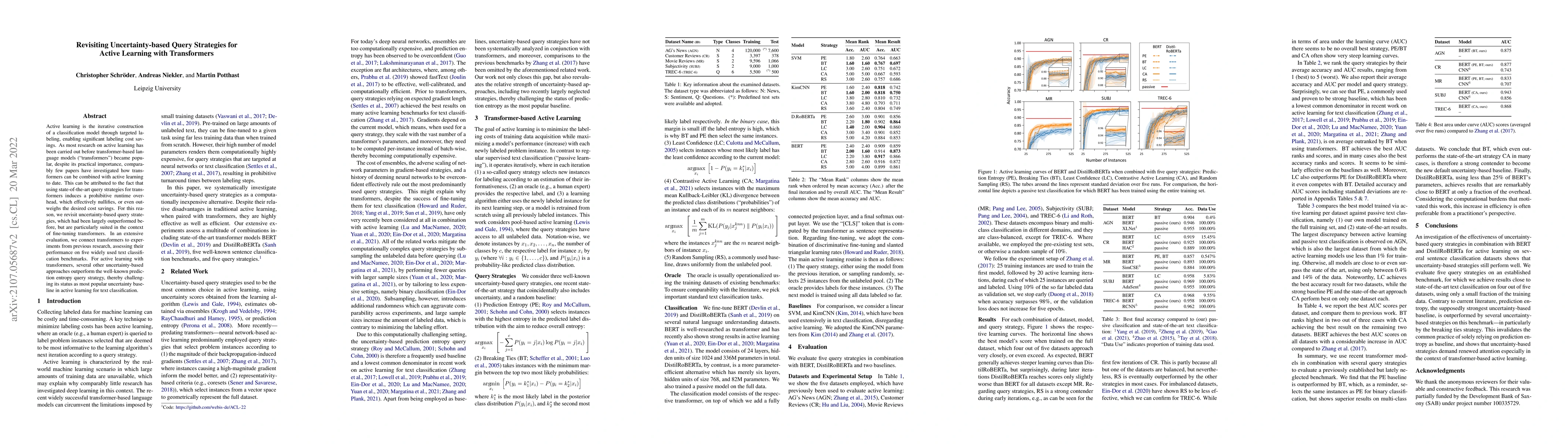 Thumbnail for Revisiting Uncertainty-based Query Strategies for Active Learning with
  Transformers