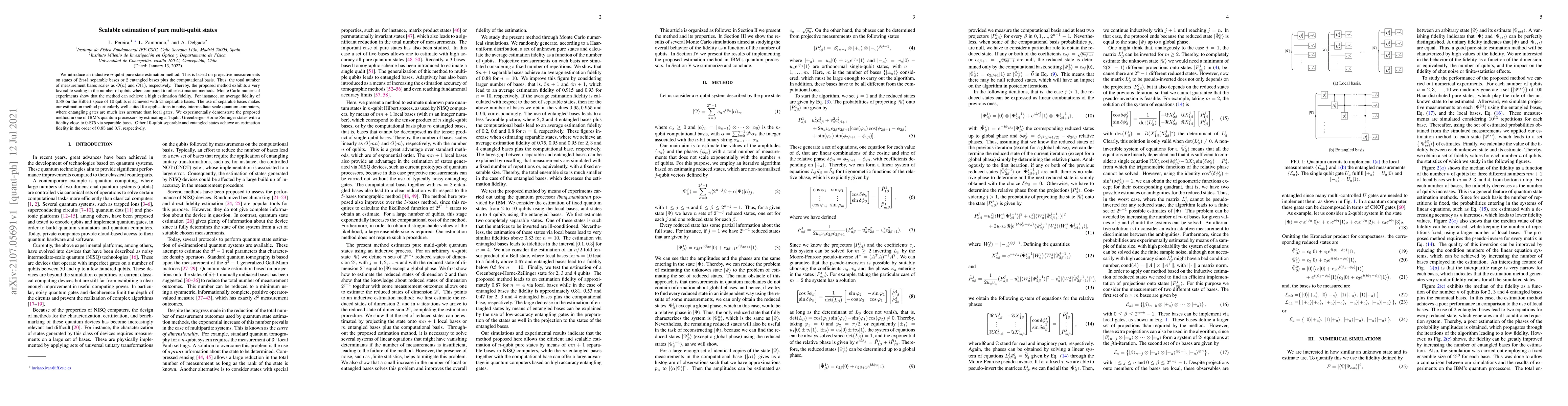 Thumbnail for Scalable estimation of pure multi-qubit states