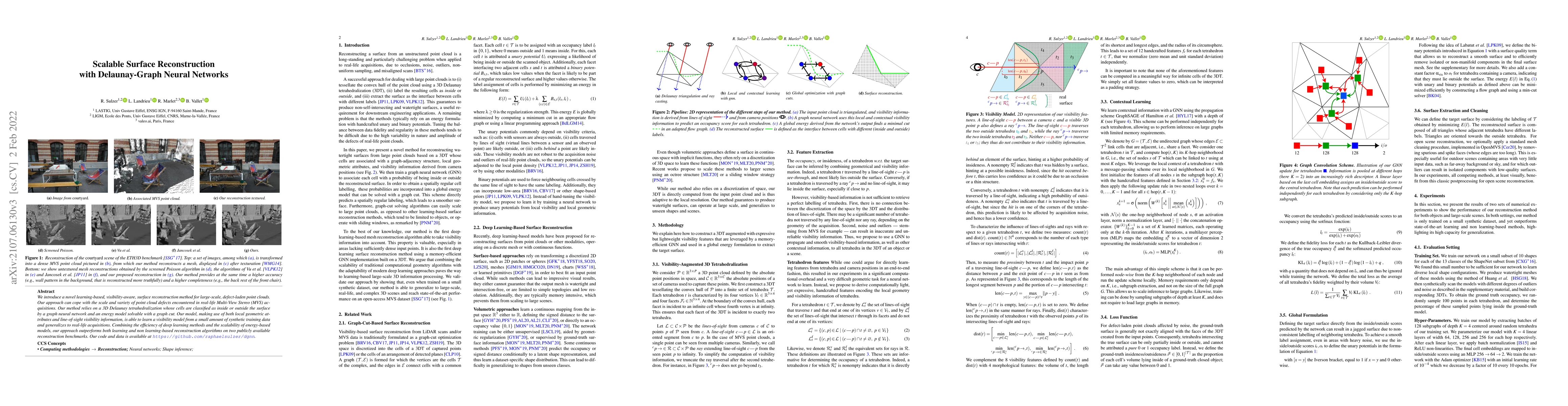 Thumbnail for Scalable Surface Reconstruction with Delaunay-Graph Neural Networks