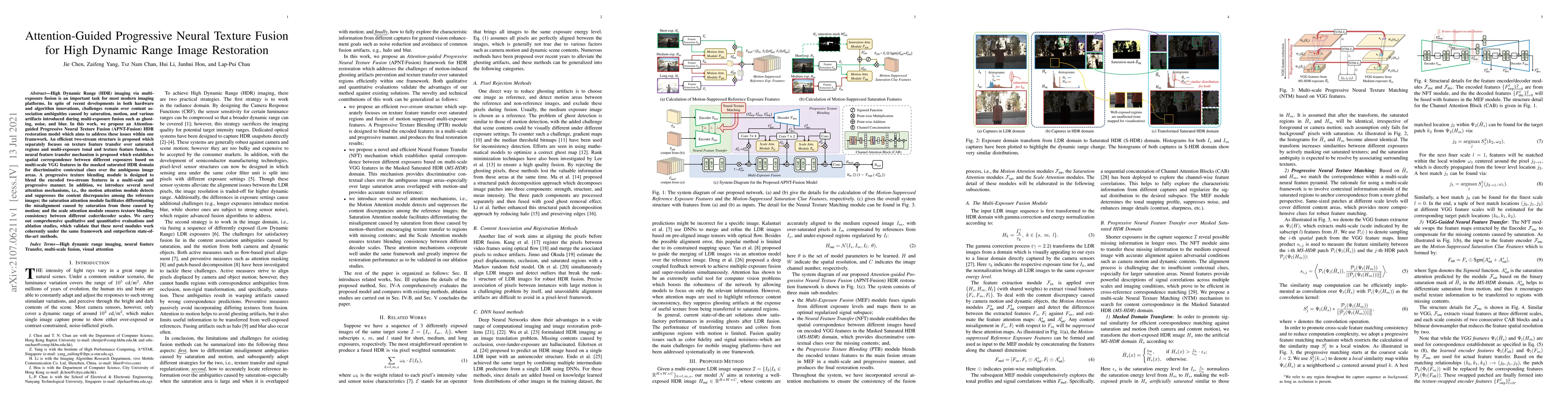 Thumbnail for Attention-Guided Progressive Neural Texture Fusion for High Dynamic
  Range Image Restoration