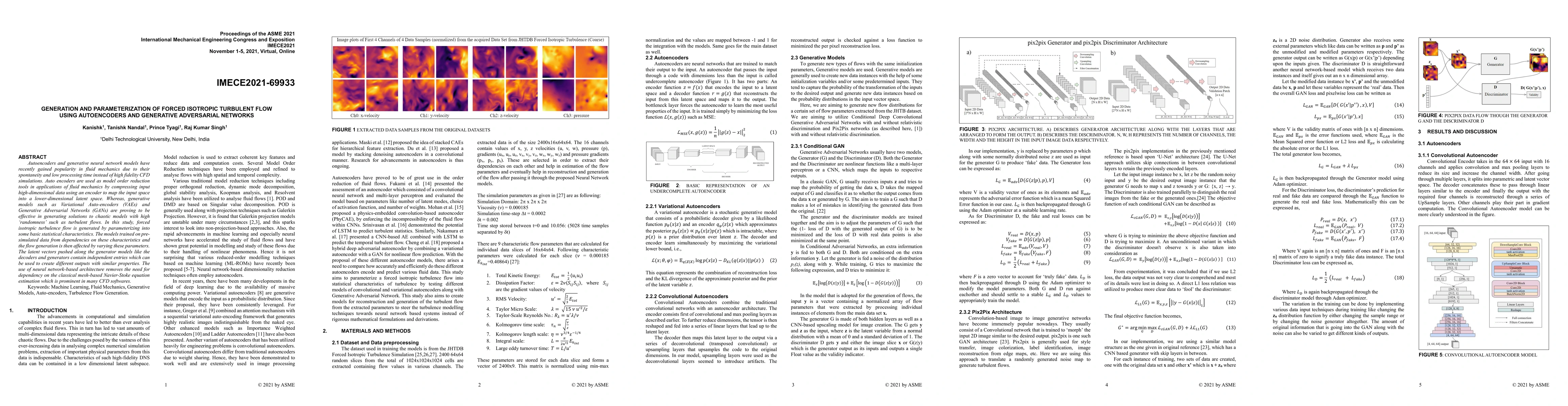 Thumbnail for Parameterization of Forced Isotropic Turbulent Flow using Autoencoders
  and Generative Adversarial Networks