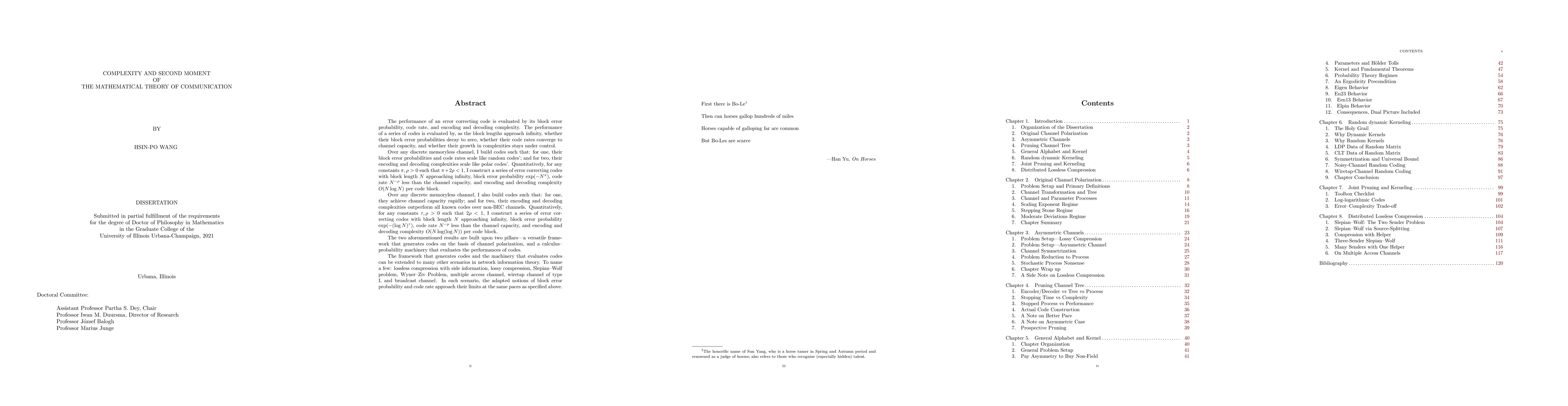 Thumbnail for Complexity and Second Moment of the Mathematical Theory of Communication