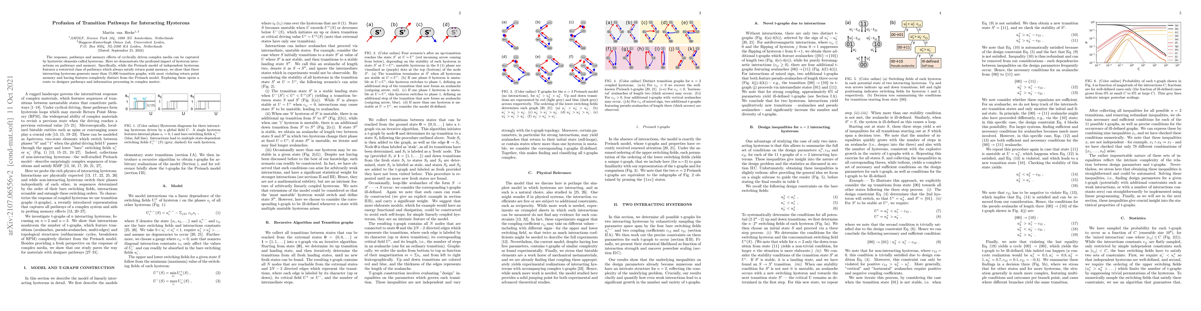 Thumbnail for Profusion of Transition Pathways for Interacting Hysterons
