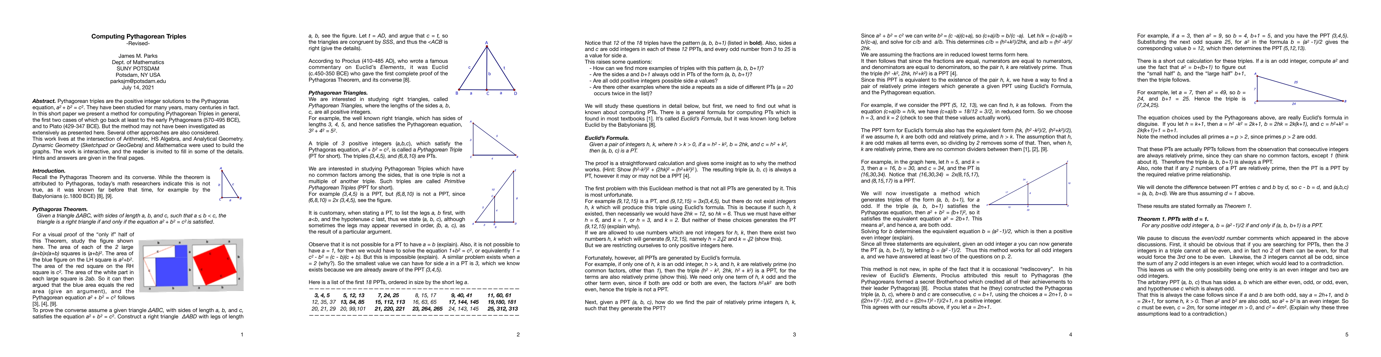 Thumbnail for Computing Pythagorean Triples