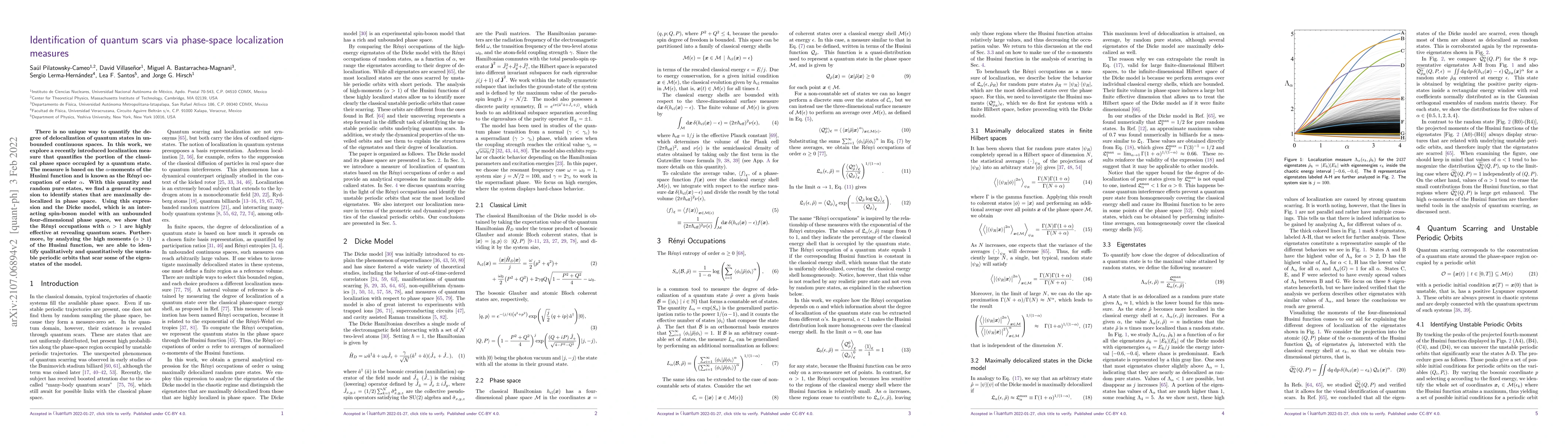 Thumbnail for Identification of quantum scars via phase-space localization measures