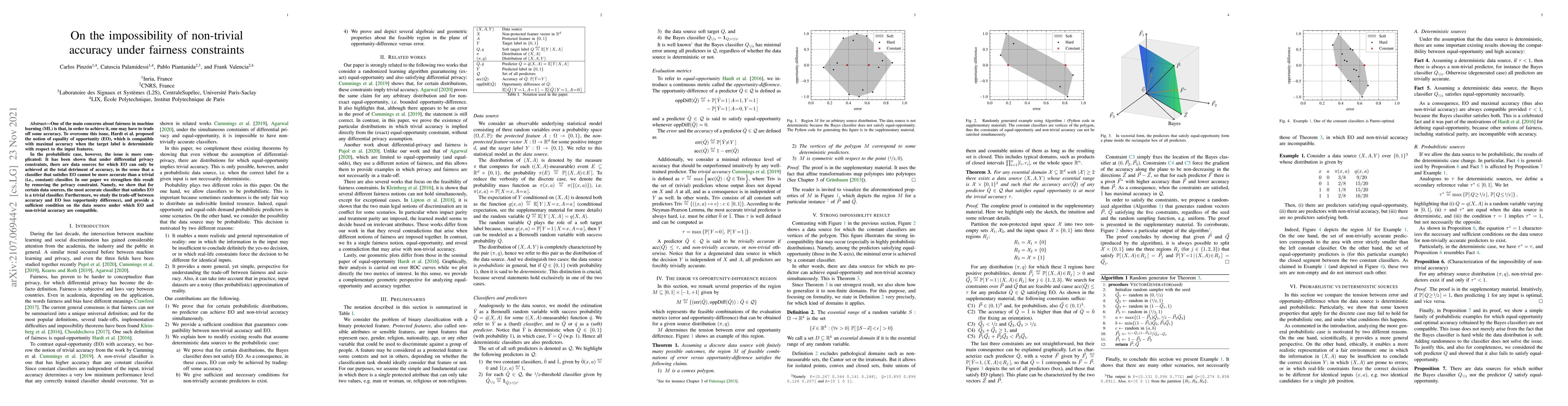 Thumbnail for On the impossibility of non-trivial accuracy under fairness constraints