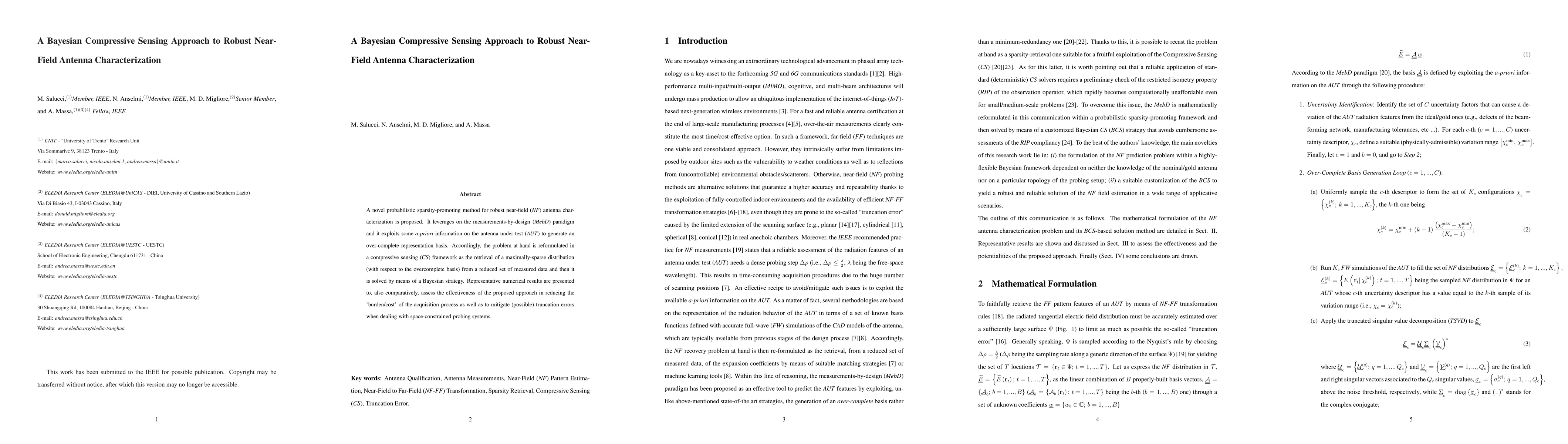 Thumbnail for A Bayesian Compressive Sensing Approach to Robust Near-Field Antenna
  Characterization