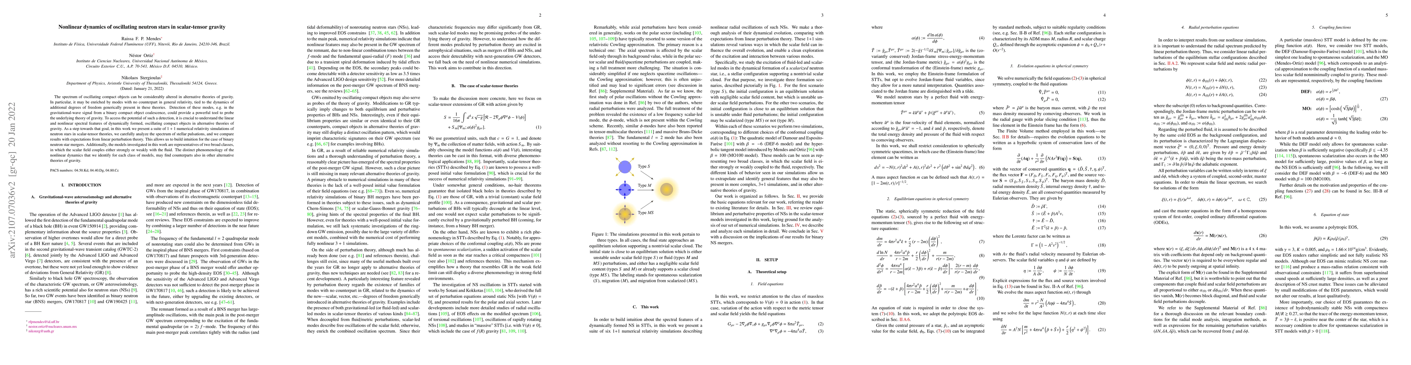 Thumbnail for Nonlinear dynamics of oscillating neutron stars in scalar-tensor gravity