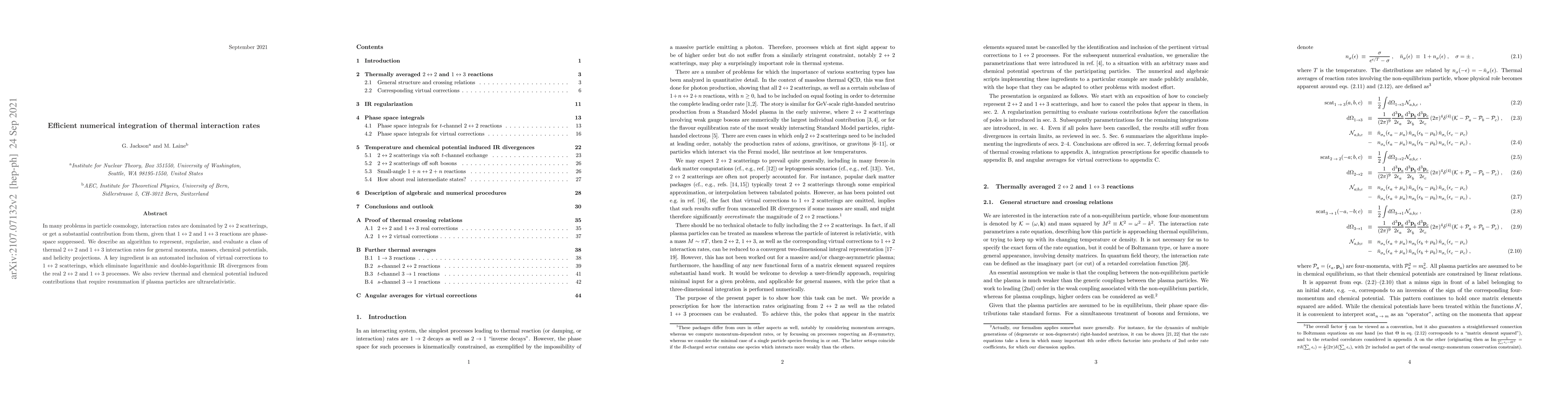 Thumbnail for Efficient numerical integration of thermal interaction rates