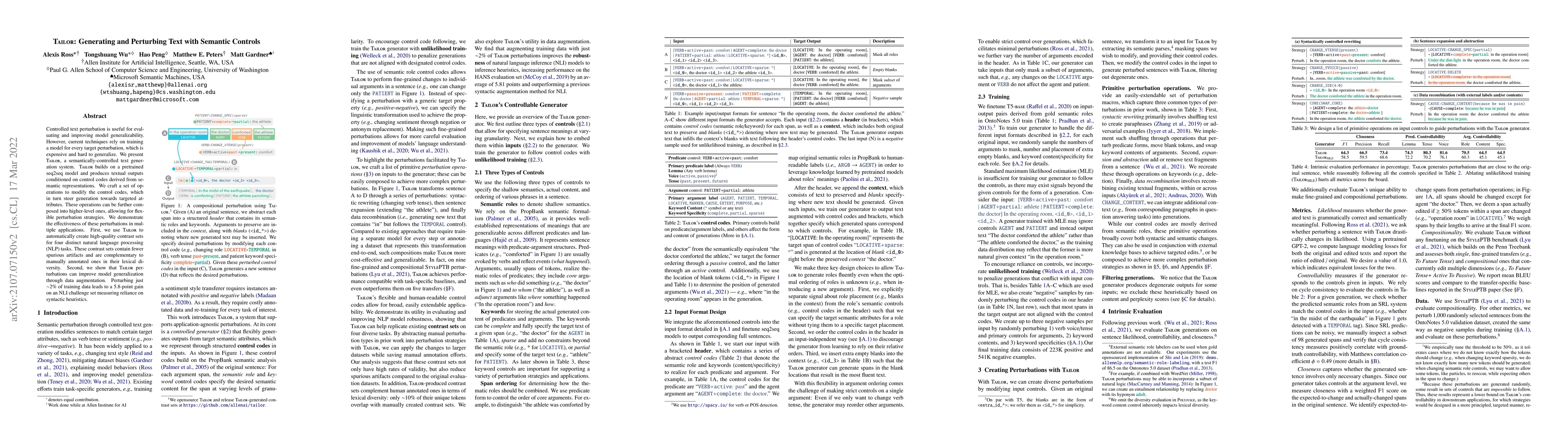 Thumbnail for Tailor: Generating and Perturbing Text with Semantic Controls