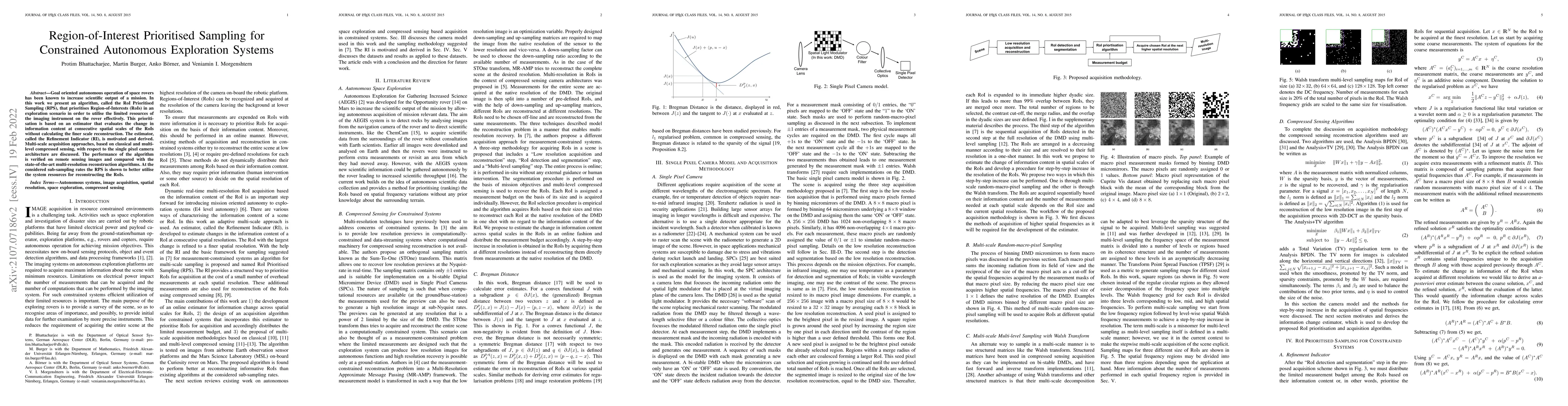 Thumbnail for Region-of-Interest Prioritised Sampling for Constrained Autonomous
  Exploration Systems