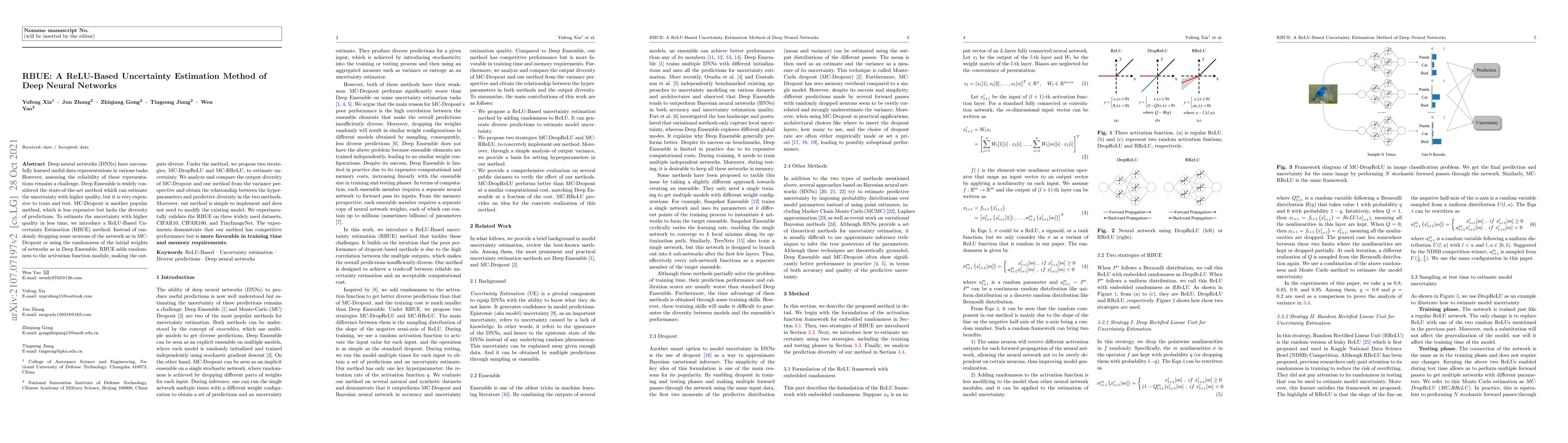 Thumbnail for RBUE: A ReLU-Based Uncertainty Estimation Method of Deep Neural Networks