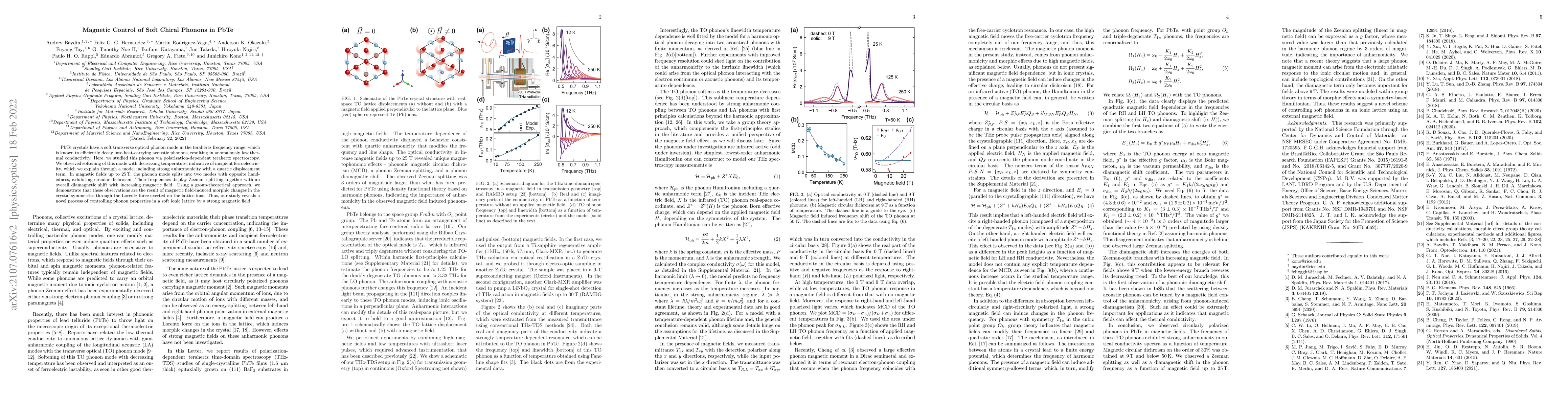 Thumbnail for Magnetic Control of Soft Chiral Phonons in PbTe