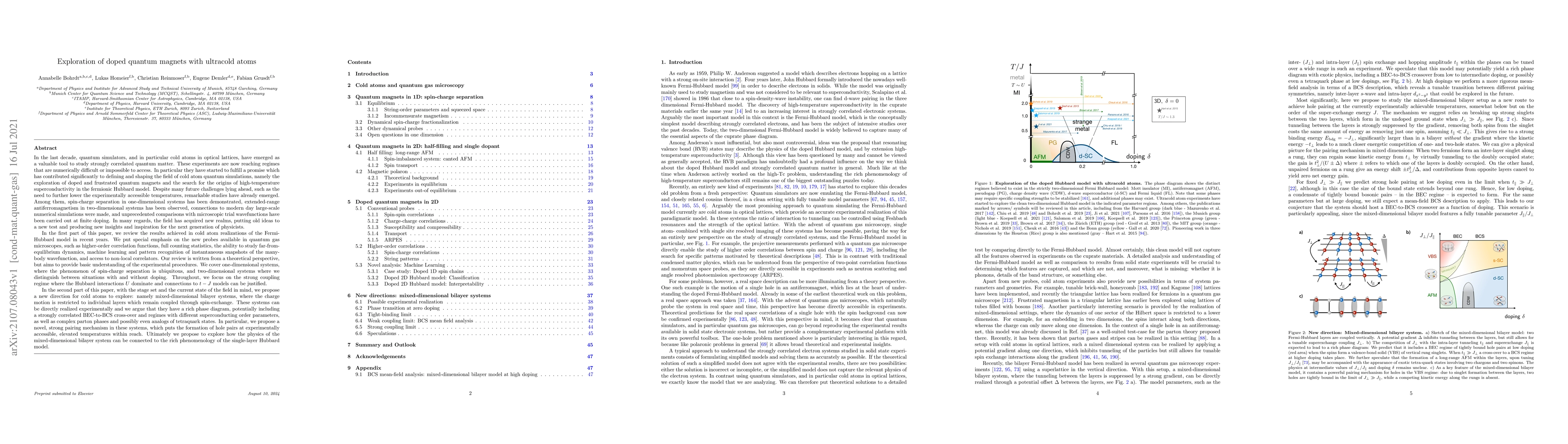 Thumbnail for Exploration of doped quantum magnets with ultracold atoms