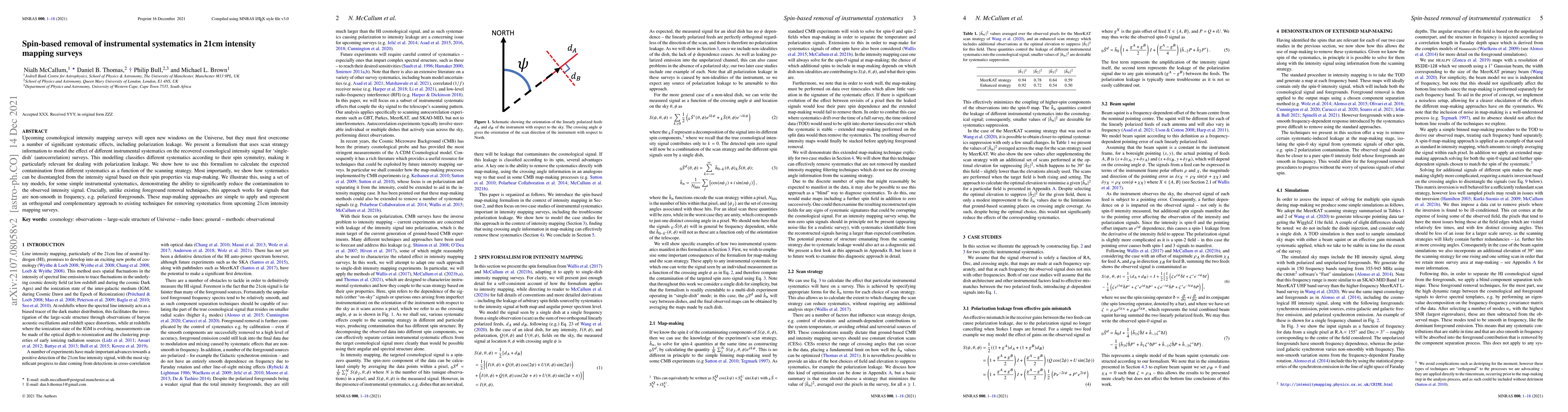 Thumbnail for Spin-based removal of instrumental systematics in 21cm intensity mapping
  surveys