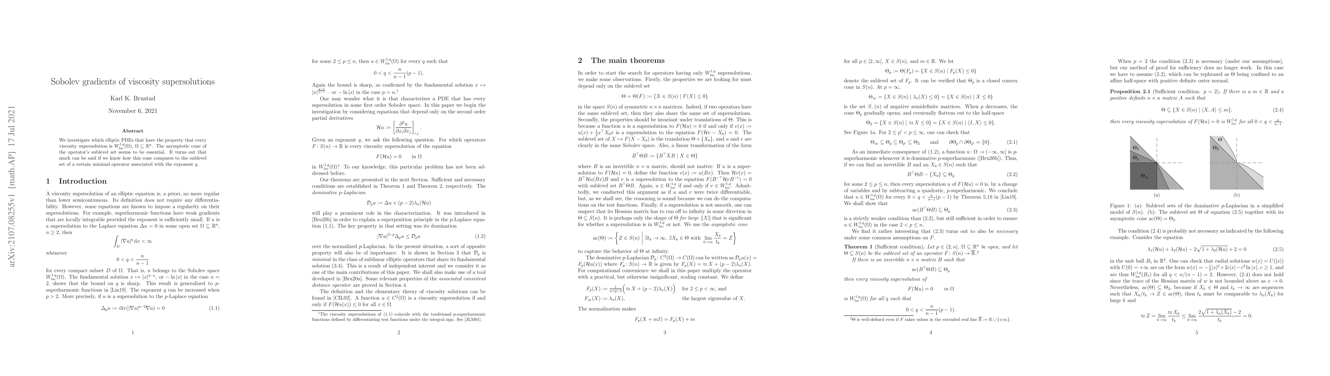 Thumbnail for Sobolev gradients of viscosity supersolutions
